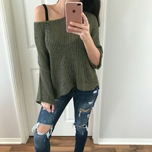 Darling Olive spring pull-over